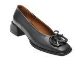 Pantofi EPICA negri, 669B903, din piele naturala