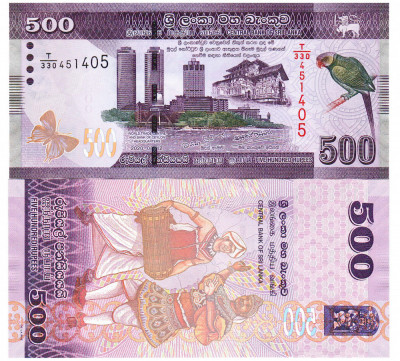 Sri Lanka 500 Rupees 08.12.2020 P-126 UNC foto