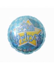Balon Folie Prince 45x45 cm foto