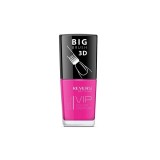 Lac de unghii Vip, 3D, Revers, nuante neon, roz, 12 ml, Nr 111 - mat