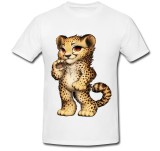 Tricou &quot; Lion tiger cheetah leopard &quot;