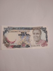 Zambia 10 kwacha 1989-1991
