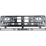 Set 2 bucati, suport numar inmatriculare Subaru