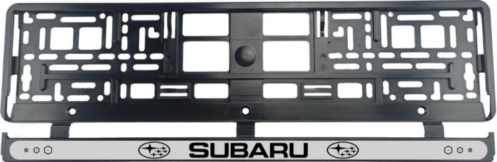 Set 2 bucati, suport numar inmatriculare Subaru