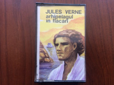 jules verne arhipelagul in flacari poveste copii caseta audio MC 671 electrecord foto