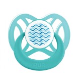 Suzeta ortodontica din silicon +6 luni aqua, 1 bucata, PUR