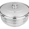 Oala inox cu capac ZLN-7246, COCINERA,diametru 22 cm,capacitate 3 L
