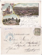 Bistrita - Nasaud - litografie 1901