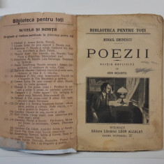 Eminescu: POEZII.Editie de I. Scurtu, Bucuresti (1918?)