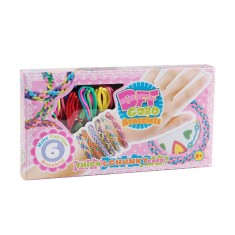 Set de Artizanat, Set Tesut Bratari Prietenie, Educatie Puzzle, Multicolor, 22.6x12x3cm