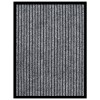 Covoras intrare vidaXL, gri, 40x60 cm, antiderapant, polipropilena, interior/exterior acoperit