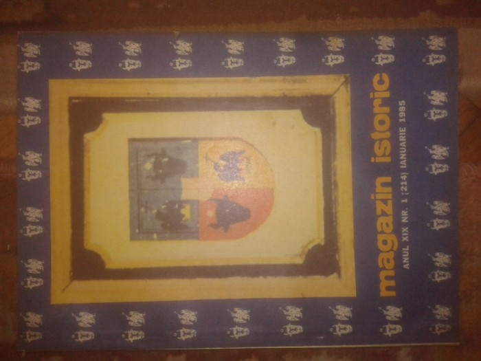 Revista &quot;Magazin istoric&quot; nr. 1 (ianuarie) 1985