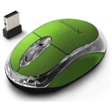 Mouse optic wireless Esperanza Harrier XM105G 3 butoane 2.4GHz Usb 1000dpi Verde/Transparent