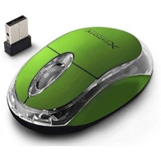 Mouse optic wireless Esperanza Harrier XM105G 3 butoane 2.4GHz Usb 1000dpi Verde/Transparent