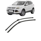 Set stergatoare auto FORD KUGA II (DM2) din 2012-2019, pentru parbriz auto, 2 bucati, Bosch Aerotwin, din cauciuc siliconat rezistent, FORD