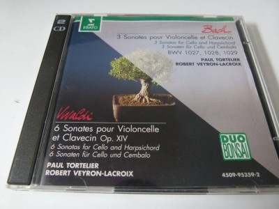 Bach, Vivaldi - Paul Tortelier, 2 cd foto