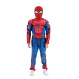 Cumpara ieftin Costum Spiderman KidMania&reg; cu muschi si cagula pentru copii 5-7 ani 110-120 cm