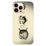 Husa compatibila cu Apple iPhone 15 Pro Max model Squirtle evolutions Tenebrism Style, Silicon, TPU, Viceversa