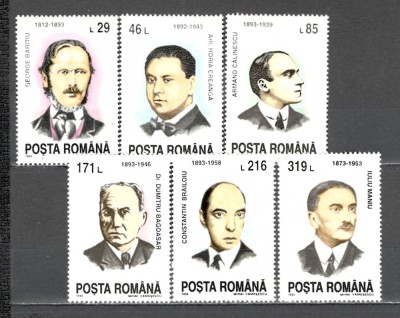 Romania.1993 Personalitati ZR.907 foto