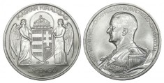 UNGARIA 5 PENGO 1939 REGENTA AMIRAL HORTHY MIKLOS ARGINT NECIRCULATA UNC foto