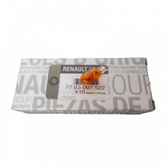 Bec auto Renault 12V T10 W2.1x9.5d Wy5W orange , 1 buc. pentru Semnalizare foto