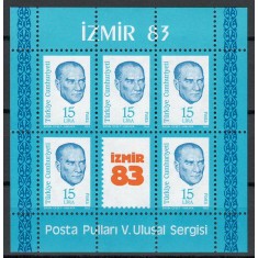 Turcia 1983 2648 bl 23 MNH - Expozitia de timbre IZMIR &#039;83