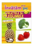 &Icirc;nvățam prin joc fructele și legumele. Cărți de joc educative (+3 ani) - Board book - *** - Aramis