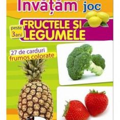 Învățam prin joc fructele și legumele. Cărți de joc educative (+3 ani) - Board book - *** - Aramis