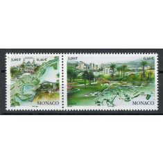 Monaco 1999 2454/55 pair MNH - Europa: Rezervatii naturale si parcuri