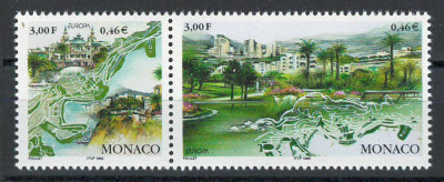 Monaco 1999 2454/55 pair MNH - Europa: Rezervatii naturale si parcuri foto