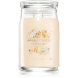 Yankee Candle Soft Wool &amp; Amber lum&acirc;nare parfumată 567 g