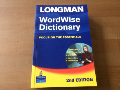 longman wordwise dictionary focus on the essentials 2008 contine cd dictionar foto