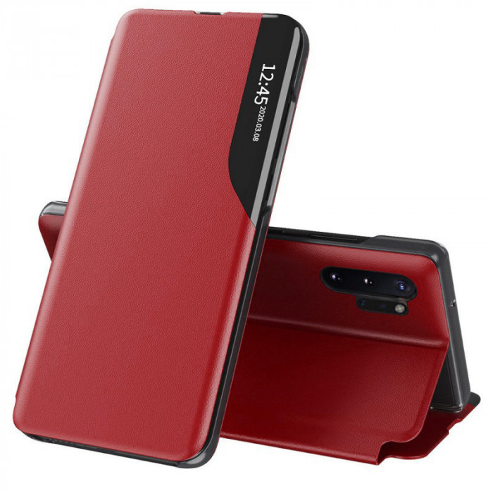 Husa pentru Samsung Galaxy Note 10 Plus 4G / Note 10 Plus 5G, Techsuit eFold Series, Red