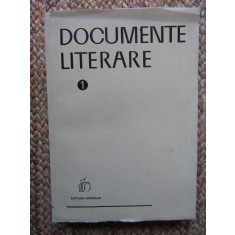 Gh. Cardas - Documente literare, vol. 1 (editia 1971)