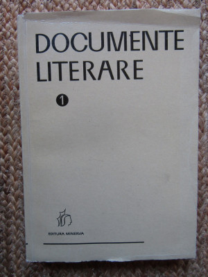 Gh. Cardas - Documente literare, vol. 1 (editia 1971) foto