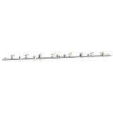 Cumpara ieftin Set piese pentru usa glisanta, argintiu, 366 cm otel inoxidabil