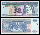 GUATEMALA █ bancnota █ 20 Quetzales █ 2008 █ P-118 █ UNC █ necirculata
