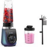 Blender Tefal Blend Up BL19H4F0, 1000W, recipiente portabile de 400 ml / 700 ml, 8 programe automate, 6 lame Powelix detasabile, functie auto curatare