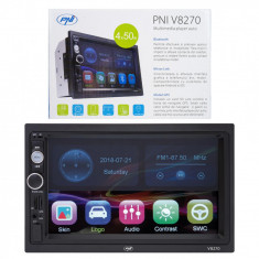 Navigatie GPS Multimedia PNI V8270 2 DIN Touchscreen 7&#8243; inch Radio FM Bluetooth Mirror Link AUX USB Card