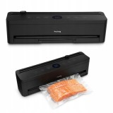 Aparat de vidat alimente 110 W, sigilare 32 cm, 6 moduri, cutter integrat, negru