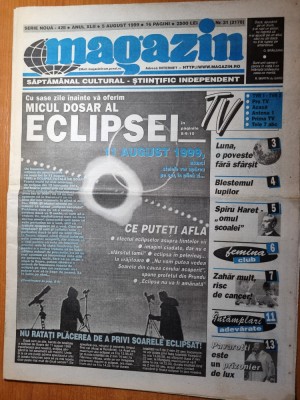 magazin 5 august 1999-art pavarotti, l.dicaprio,calista flockhart,pete sampras foto