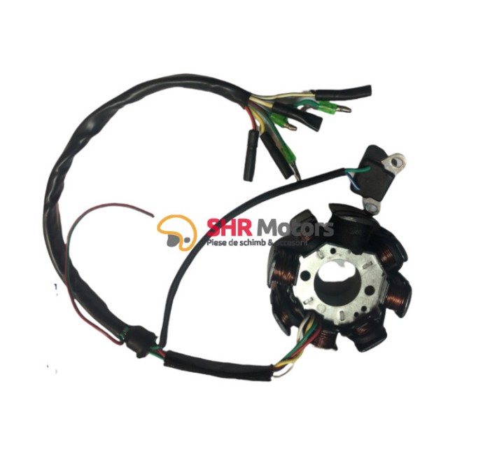 Magnetou scuter cu 8 bobine (1 infasurata) cu fire model 2