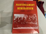 De la Pronunciament la Memorandum. Mișcarea memorandistă , expresie a luptei naționale a rom&acirc;nilor.1868- 1892