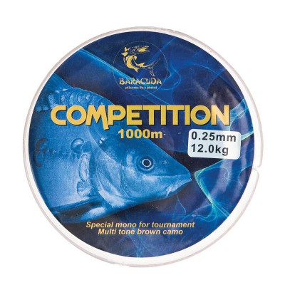 Nylon monofilament Baracuda Competition 900 m maro foto