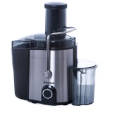 Storcator Albatros NatureMix 1000, 1000 W, 2 viteze, Recipient suc 0.75 L, Recipient pulpa 1.6 L, Lame inox, Filtru-sita inox, Negru/Ornament inox