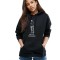 Hanorac dama negru - Not a hugger - M