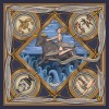 Batic The Abduction of Europa din mătase naturală - albastru, Special Plus