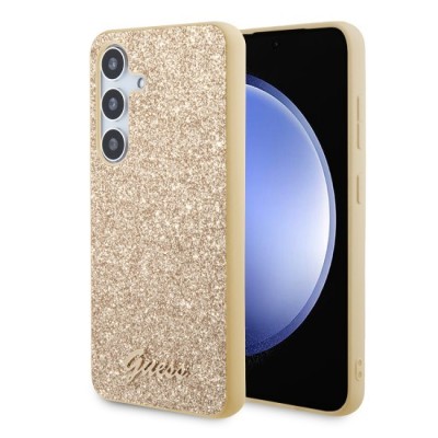 Husa pentru Samsung Galaxy S24 Plus - Guess Glitter Script (GUHCS24MHGGSHD) - Gold foto