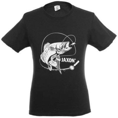 Tricou Jaxon Zander Negru, Marime S foto