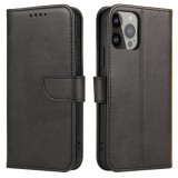 Husa pentru Honor X8a, OEM, Marva Wallet, Neagra